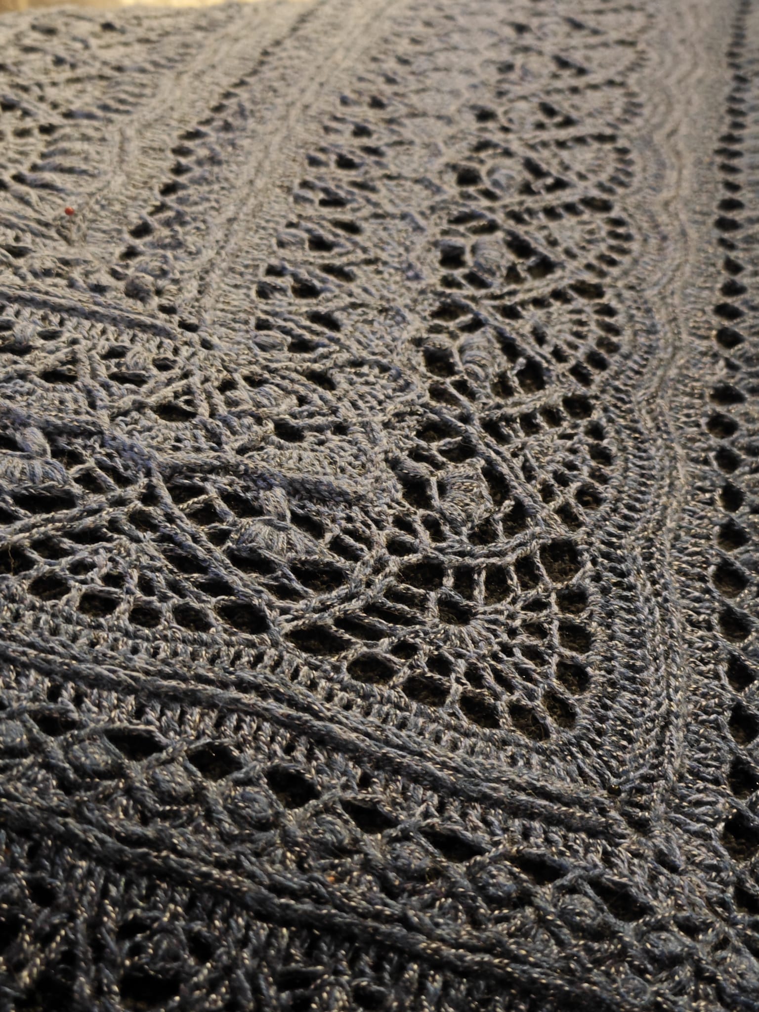 Chusta artystyczna handmade