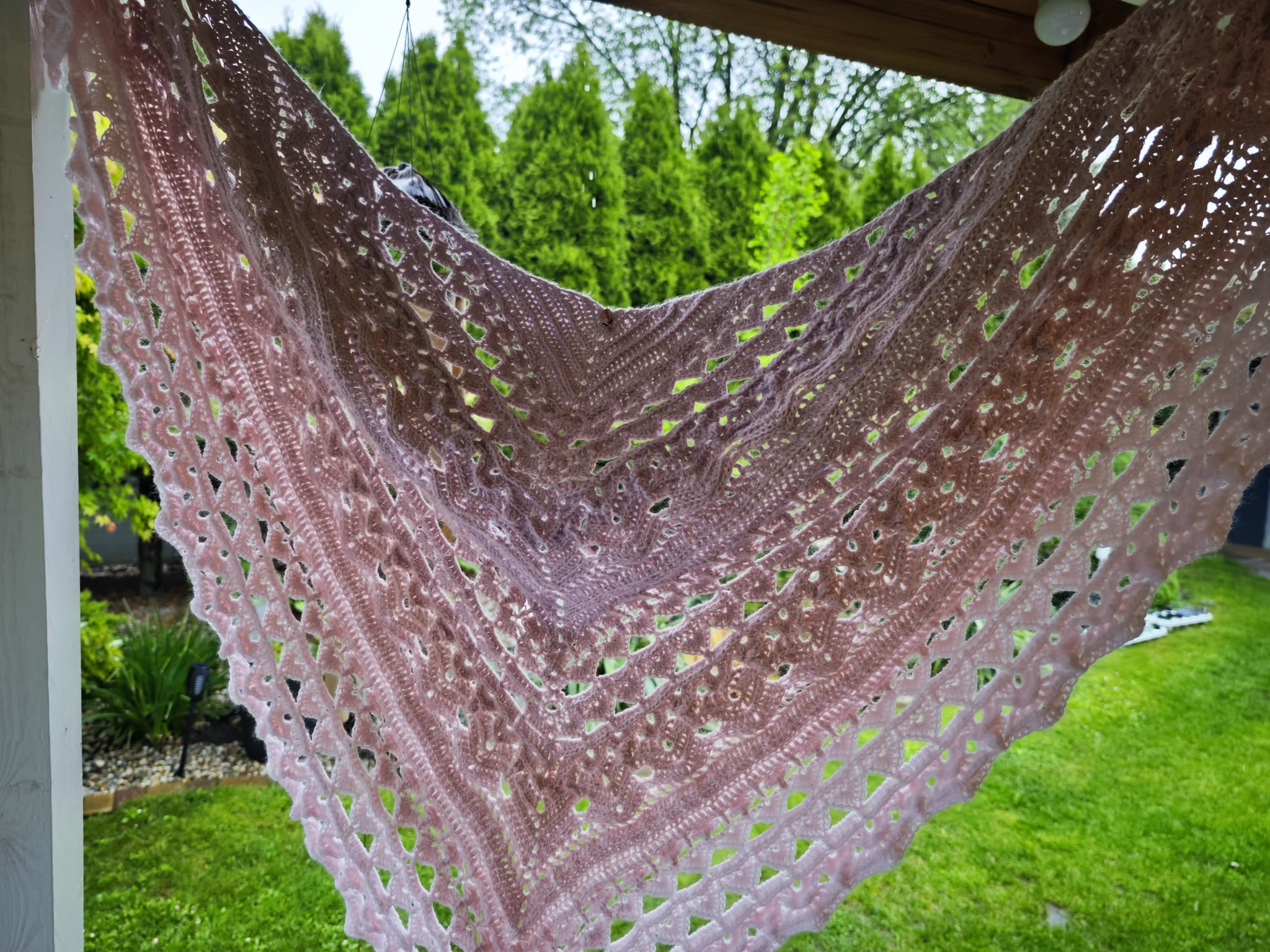 Chusta szydełkowa elegancka